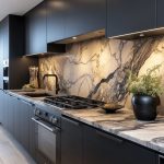Modern kitchen featuring warm colors, natural wood cabinets, and contemporary design trends replacing all-white kitchens