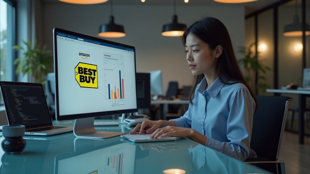 Comparison of Amazon and Best Buy affiliate commission rates for electronics