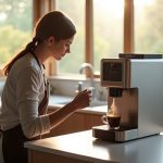 Best single serve coffee maker without pods on kitchen counter with fresh coffee