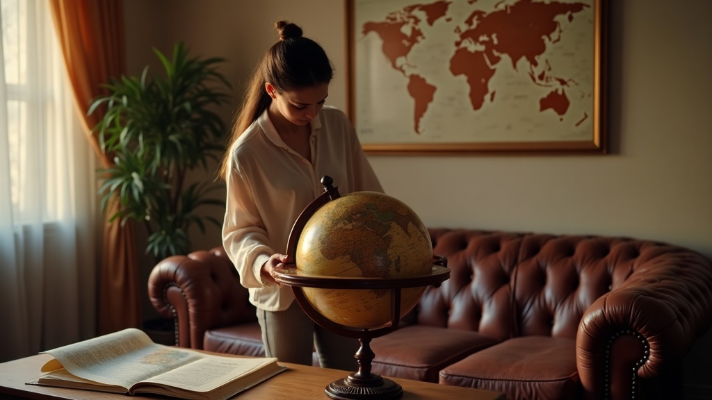 globe: travel decor, world map, geography