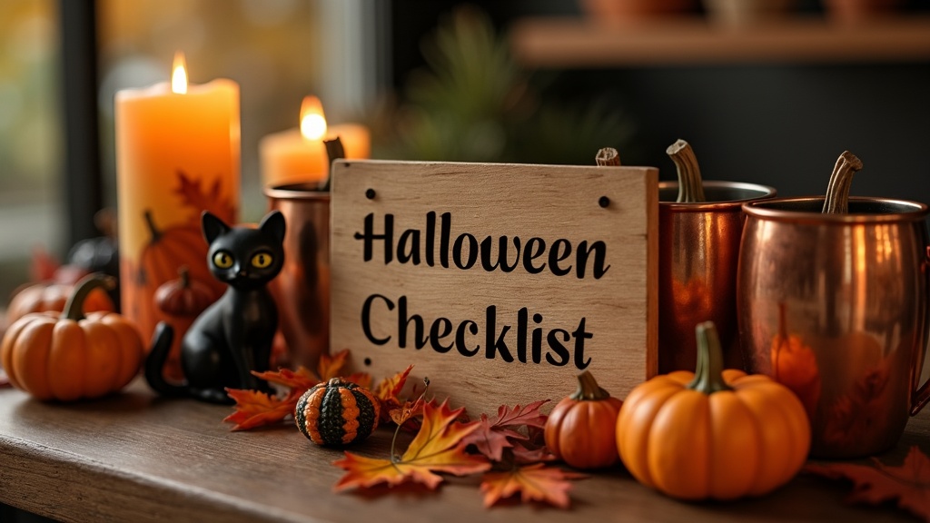 halloween things: autumn activities, spooky vibes, checklist