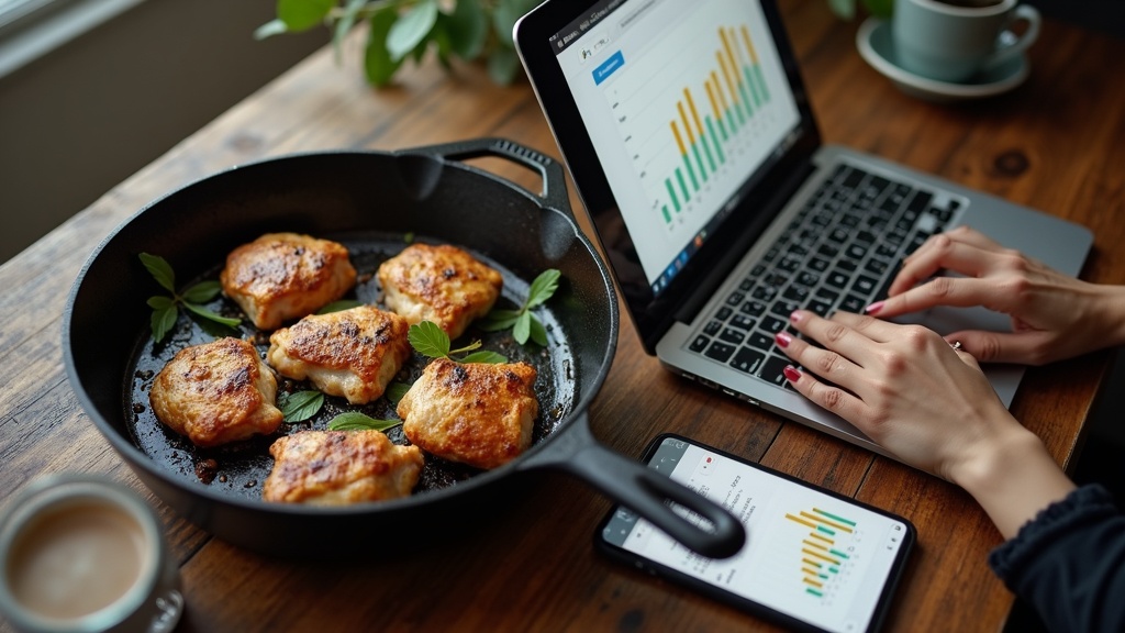 how to monetize a food blog with chicken recipes